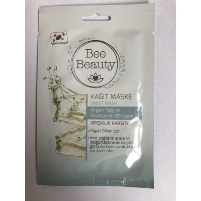Bee Beauty Sheet mask argan...